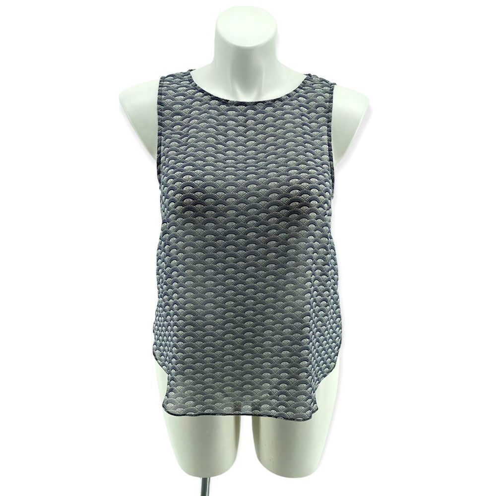 Urban Outfitters Nom De Plume Sleeveless Sheer Pullover Back Cutout Top Large